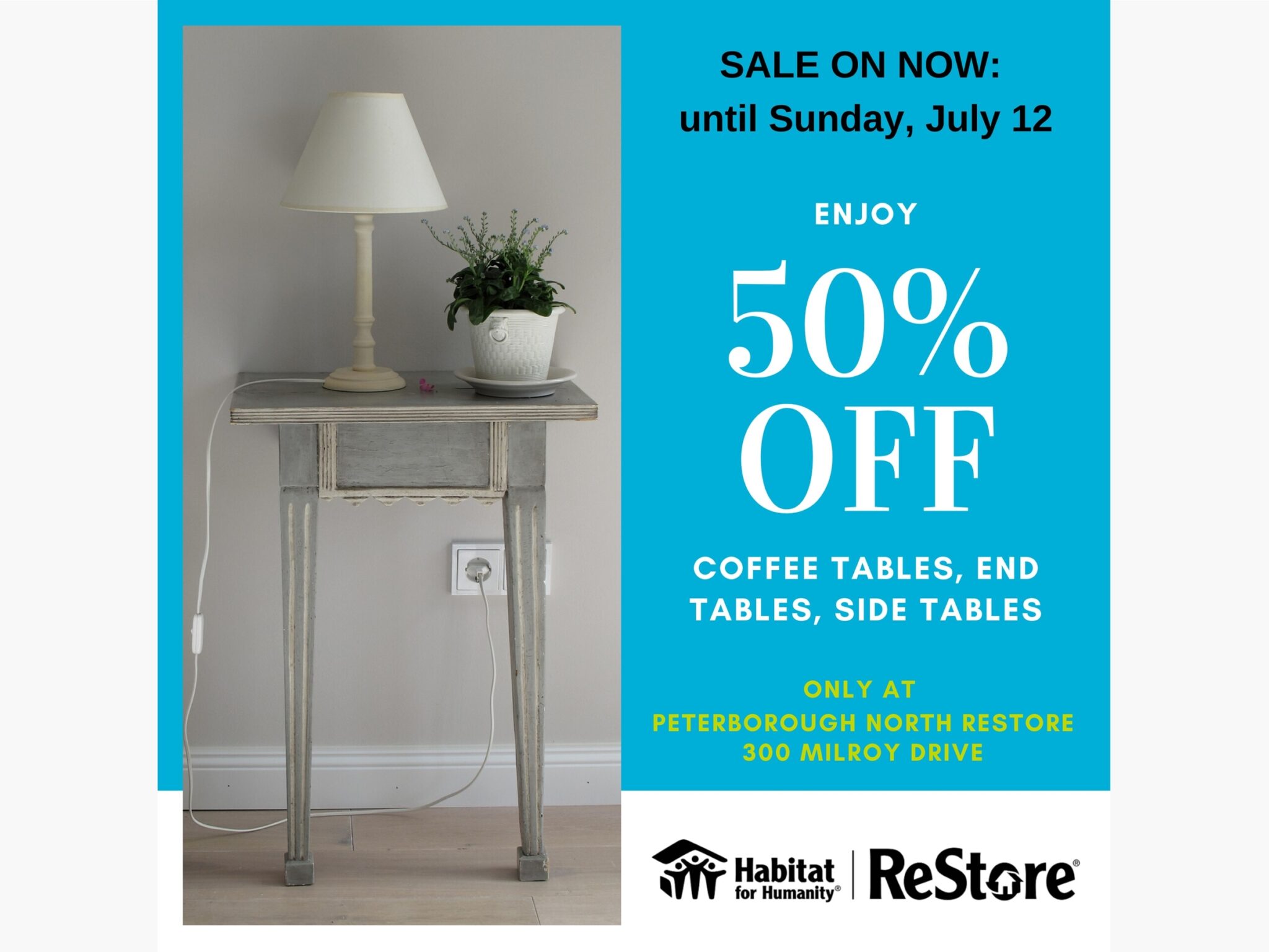 Sale on Coffee Tables, End Tables, & Side Tables Habitat for Humanity