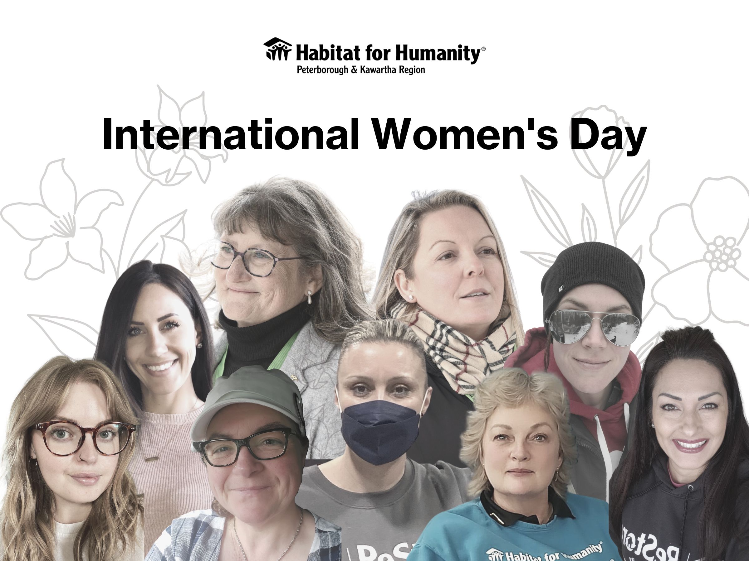 International Women's Day header image featuring Habitat PKR's women leaders